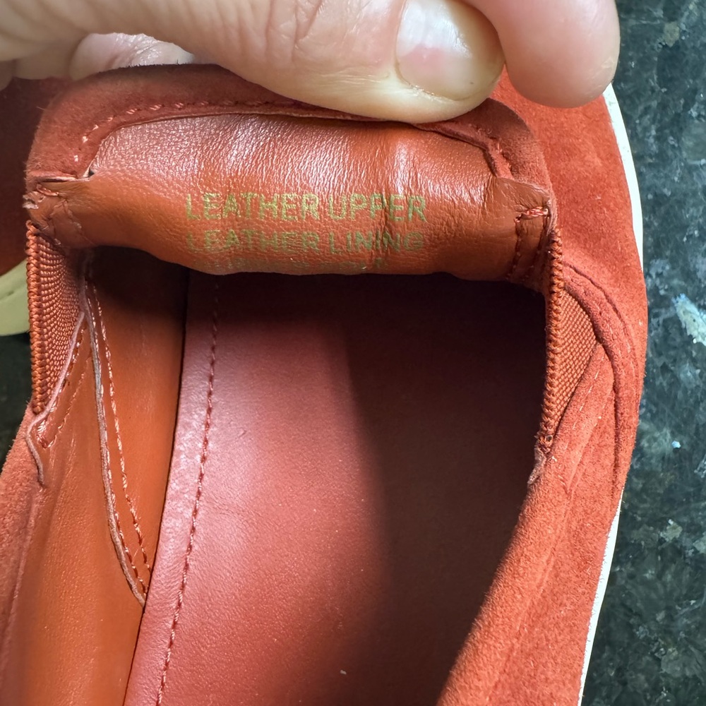 Tory Burch Burnt Orange Suede Footwear - Picture 8 of 9